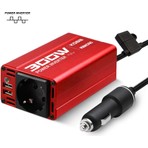KOBB KBN300 12V/220V Dönüştürücü İnvertör 300W Güç ve USB Çıkışı ile Hızlı Şarj