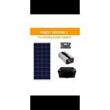 Gemalmaz Solar Güneş Enerjili Mini Buzdolabı +Tv+Aydınlatma Paketi Gemalmaz Solar