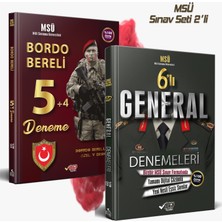 Liyakat Yayınları Msü Sınav Seti 2’li -Msü Bordo Bereli Deneme-General 6’lı Deneme