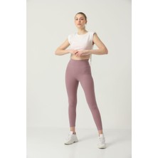 Ozy Fashion Kışlık Şardonlu Fitilli Kadın Yüksek Bel Dikişsiz Tayt