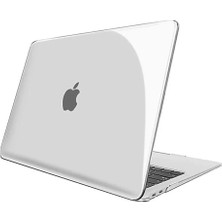 Z-Mobile Apple Macbook Air 13 M1 2020 Kılıf Parlak Şeffaf Kapak Koruma Kılıf 13.3' A2337 Uyumlu