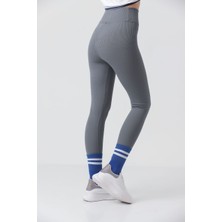 Ozy Fashion Kışlık Şardonlu Fitilli Kadın Yüksek Bel Dikişsiz Tayt