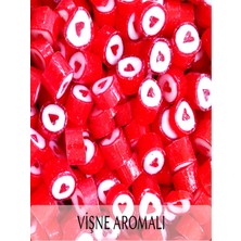 Şekerci Yaşar Kırmızı Kalp Lolly Şeker 1000  gr