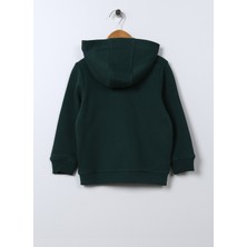 U.S. Polo Assn.  Düz Erkek Çocuk Yeşil Sweatshirt JAXSK022