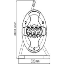 Bylion 20 Metre Seyyar Uzatma Kablosu 3*1.5mm² 20 mt. IŞIKLI- IP44