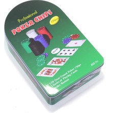 Perfect Shop Poker 120 Cip 2 Adet Iskambil Oyun Seti Poker Oyun Metal Kutulu