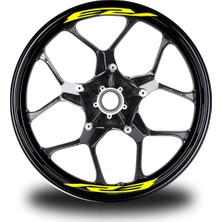 Motiker R3 Yazılı 8li Jant Içi Yazı Sticker Etiket