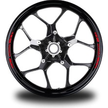 Motiker Honda Yazılı Kısa Dış Şerit 8'li Jant Sticker Modeli