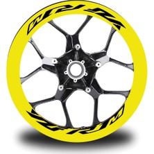 Motiker Yzf R1M  Yazılı 8li Jant Içi Yazı Sticker Etiket