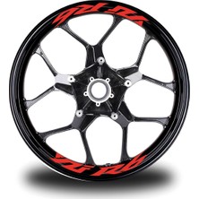 Motiker Yzf R6  Yazılı 8li Jant Içi Yazı Sticker Etiket