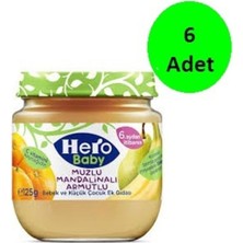 Hero Baby Muzlu Mandalinalı Armutlu Kavanoz Maması 125 gr 6 Adet