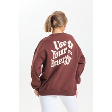 AS Anita Store Sırt Baskı Detaylı Bisiklet Yaka Sweatshirt