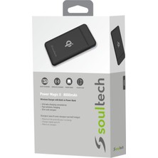 Soultech BT050S Power Magic Platinum 8.000 Mah Kablosuz Powerbank Siyah