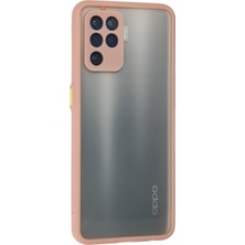 Newface Oppo Reno 5 Lite Kılıf Montreal Silikon Kapak - Pembe