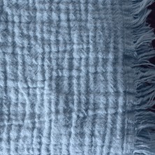Püskül Lüks Muslin Koltuk Battaniyesi, Atma Throw TV Battaniye, 100% Pamuk Yüksek Kaliteli Muslin Pike Koltuk Örtüsü Şalı