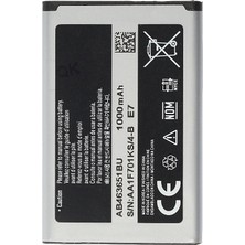 Nokta Teknik Samsung L700 S5610 S3650 C3200 C3510 S5620 Uyumlu Batarya 1000 Mah AB463651BU