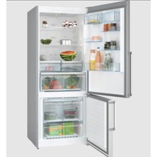 Bosch KGN76CIE0N Alttan Donduruculu Buzdolabı 186 x 75 cm Kolay Temizlenebilir Inox No-Frost