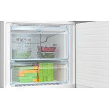 Bosch KGN76CIE0N Alttan Donduruculu Buzdolabı 186 x 75 cm Kolay Temizlenebilir Inox No-Frost