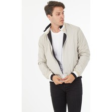 SPOSO 1081 Dar Kalıp Çift Taraflı Baharlık Erkek Mont