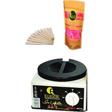 Ege Sir Ağda Makinesi + Ege Sir Pudralı Boncuk Ağda + Spatula