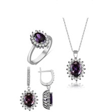 Modern Takı Kadın Gümüş Takı Seti