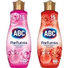 Abc Konsantre Yumuşatıcı 1440 ml Romantik Gül+Tutkulu Dahlia-2'li