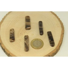 Yaşam Tohumu Çikolata Kalsit Taşı Kısa Çubuk