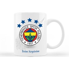 Webzon  Kişiye Özel Fenerbahçe İsim Çift Taraf Baskılı Kupa Bardak