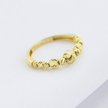 İryum 14 Ayar Altın Dorikalı Yüzük