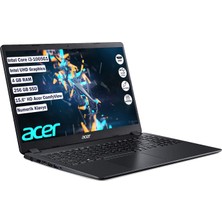 Acer EX215-52 İntel Core i3 1005G1 4 GB 256 GB SSD Freedos 15.6" Hd Taşınabilir Bilgisayar NX.EG8EY.001