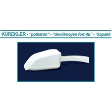 Isolab 037.35.150W Kürek - P.s - Dibi Düz - Kapaksız - 150 ml - Beyaz - 1 Adet