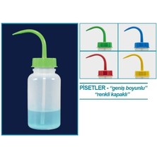 Isolab 062.09.05Y Piset - Geniş Boyun - Pe - 500 ml - Sarı Kapak (1 Adet)