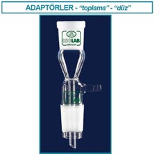 Isolab 065.39.014 Adaptör - Alım - Vakum Için - Düz - Dişi: NS14/23 - Erkek: NS14/23 (1 Adet)