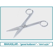 Isolab 048.22.130 Makas - Laboratuar Için - Sivri/sivri - 130 mm (1 Adet)