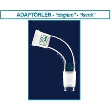 Isolab 065.32.029 Adaptör - Aktarım - Eğimli - Dişi: NS29/32 - Erkek: NS29/32 (1 Adet)