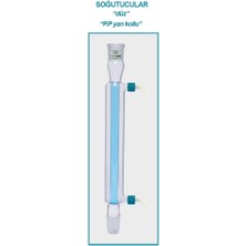 Isolab 033.12.403 Soğutucu - Düz - 400 mm - DIŞI:NS29/32 - ERKEK:NS29/32 - P.p Yan Kol (1 Adet)