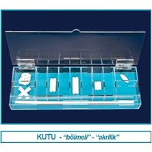 Isolab 057.02.101 Kutu - Akrilik - Bölmeli (1 Adet)