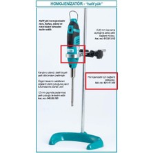 Isolab 621.11.103 Küçük Homojenizatör Için Nivo ve Kıskaç Seti (1 Adet)