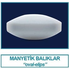 Isolab 057.05.035 Manyetik Balık - Oval - 35 x 12 mm (1 Adet)