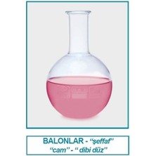 Isolab 029.01.250 Balon - Cam - Dibi Düz - 250 ml (10 Adet)