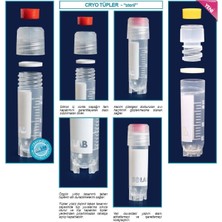 Isolab 091.11.105 Tüp - Cryo - 5.0 ml - Etekli - Dıştan Kapaklı (100 Adet)
