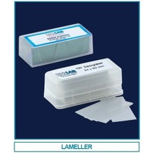 Isolab 075.00.002 Lamel - 20 x 20 mm - Ekonomik Kalite - 100 Ad/kutu (1000 Adet)