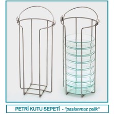 Isolab 081.20.001 Petri Kutusu Sepeti - Paslanmaz Çelik (1 Adet)