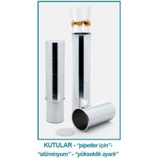 Isolab 022.03.003 Pipet Kutusu - Aluminyum - 60 mm Çap - 280 / 420 mm H (1 Adet)