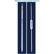 Isolab 021.01.050 Pipet - Cam - Dereceli - As Kalite - Mavi Skala - 50 ml (10 Adet)