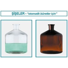 Isolab 020.07.025 Otomatik Büret Şişesi - Amber - 2000 ml (1 Adet)