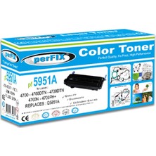 Perfix Pf Q5951A 4700-643A Mavi Toner 10K