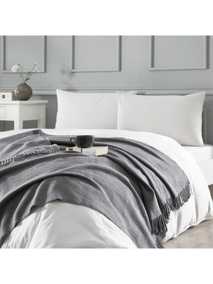 Linens Remedy Akrilik Throw Gri