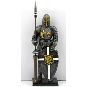 Wıse Veronese Serisi-Wise Mitoloji & Tarih-Mızraklı Kalkanlı Ortaçağ Savaşçı-13*4*3 Cm.