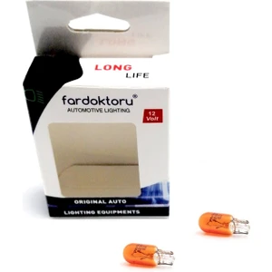 WY5W Oto Çamurluk Ayna Sinyal Ampulü 12V T10 Tip Photon PH5715A 2 Adet